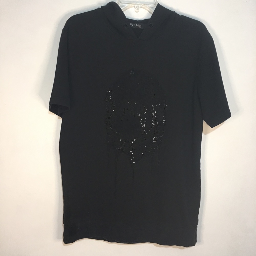 Hudson Outerwear Embellished Black Hoodi